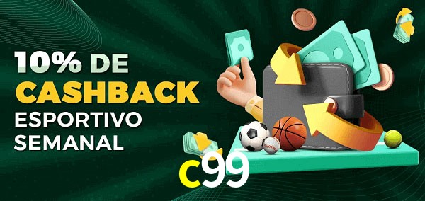 10% de bônus de cashback na c99